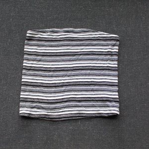 Black and White stripped tube top